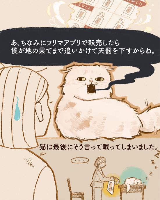 猫の幸せに繋がる袋のマンガ8