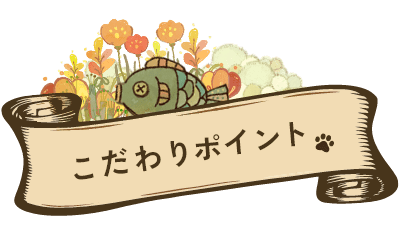 こだわりポイント