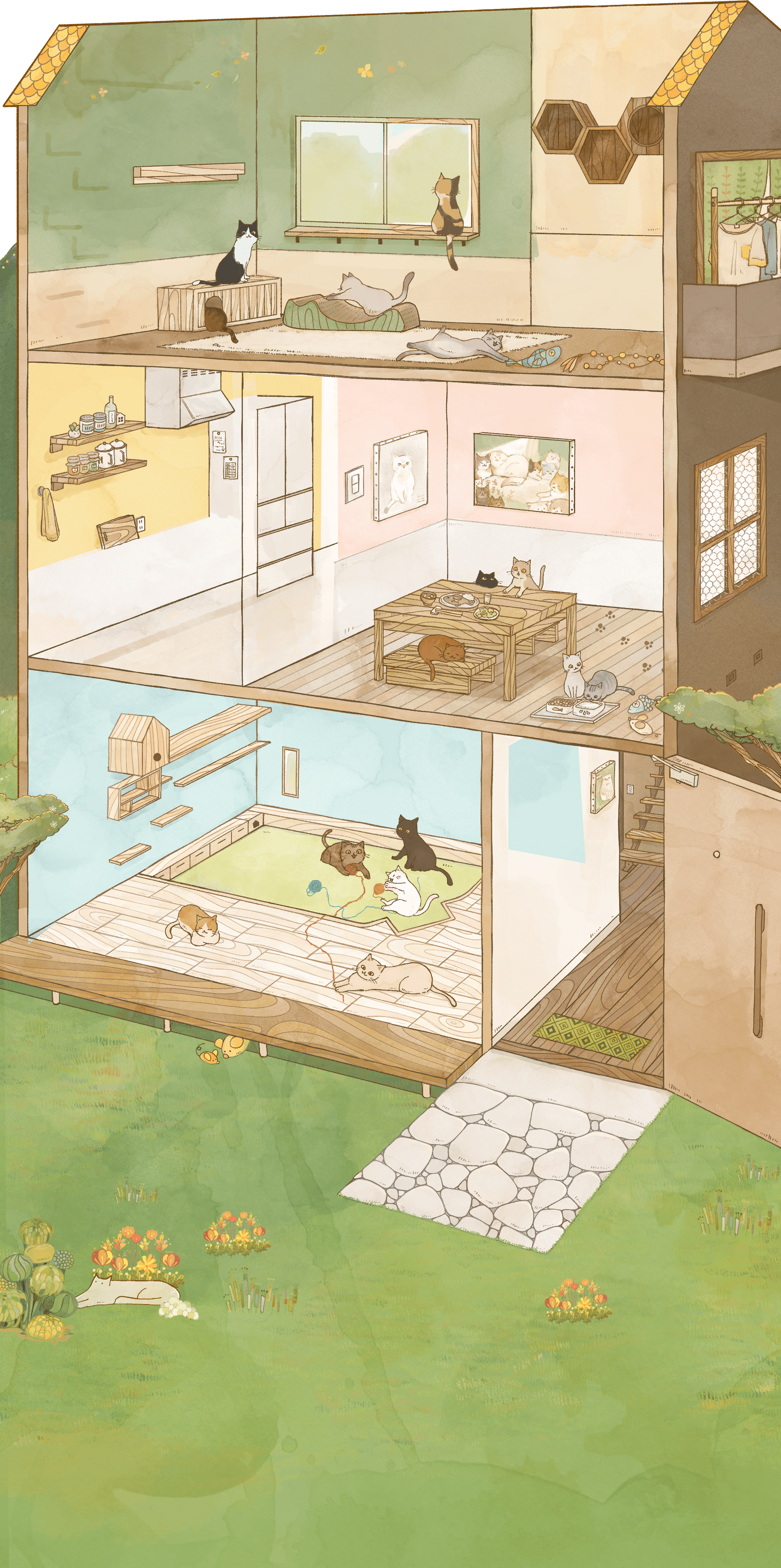 ねこ住宅リノベ―ション