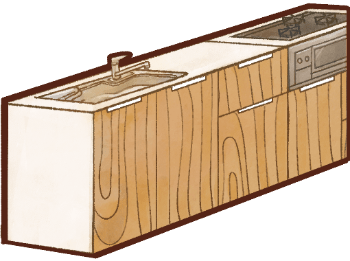 独立型キッチン